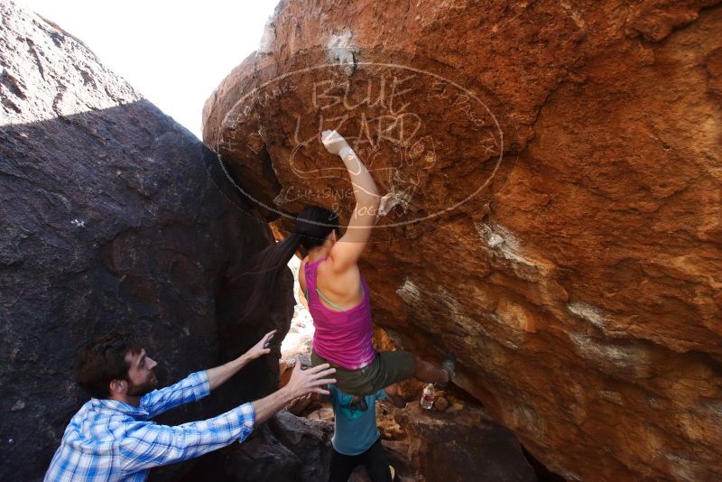 Bouldering in Hueco Tanks on 03/01/2019 with Blue Lizard Climbing and Yoga
Filename: SRM_20190301_1639420.jpg
Aperture: f/5.0
Shutter Speed: 1/400
Body: Canon EOS-1D Mark II
Lens: Canon EF 16-35mm f/2.8 L