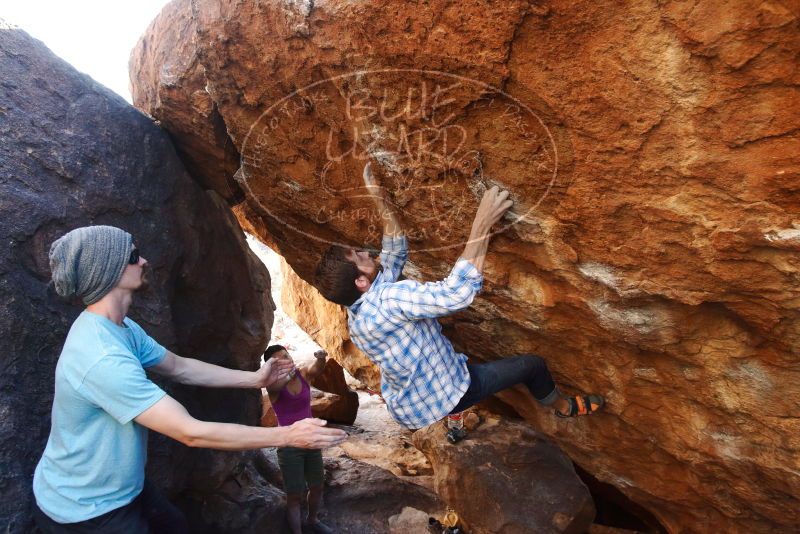 Bouldering in Hueco Tanks on 03/01/2019 with Blue Lizard Climbing and Yoga

Filename: SRM_20190301_1712220.jpg
Aperture: f/5.0
Shutter Speed: 1/250
Body: Canon EOS-1D Mark II
Lens: Canon EF 16-35mm f/2.8 L