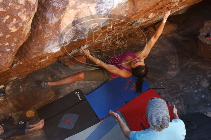 Bouldering in Hueco Tanks on 03/01/2019 with Blue Lizard Climbing and Yoga
Filename: SRM_20190301_1724010.jpg
Aperture: f/5.0
Shutter Speed: 1/200
Body: Canon EOS-1D Mark II
Lens: Canon EF 16-35mm f/2.8 L