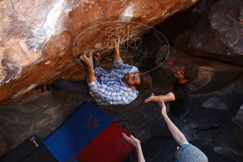 Bouldering in Hueco Tanks on 03/01/2019 with Blue Lizard Climbing and Yoga
Filename: SRM_20190301_1726510.jpg
Aperture: f/5.0
Shutter Speed: 1/250
Body: Canon EOS-1D Mark II
Lens: Canon EF 16-35mm f/2.8 L