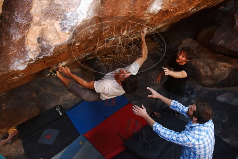 Bouldering in Hueco Tanks on 03/01/2019 with Blue Lizard Climbing and Yoga
Filename: SRM_20190301_1738450.jpg
Aperture: f/5.0
Shutter Speed: 1/250
Body: Canon EOS-1D Mark II
Lens: Canon EF 16-35mm f/2.8 L