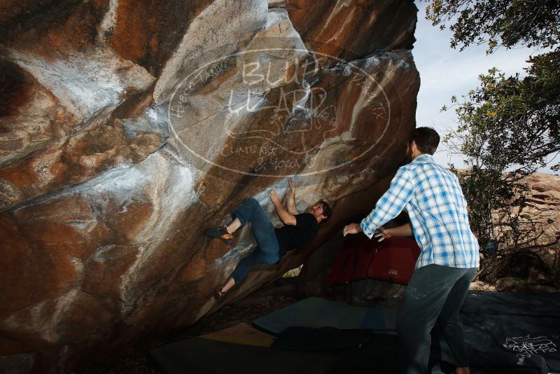 Bouldering in Hueco Tanks on 03/02/2019 with Blue Lizard Climbing and Yoga
Filename: SRM_20190302_1153410.jpg
Aperture: f/8.0
Shutter Speed: 1/250
Body: Canon EOS-1D Mark II
Lens: Canon EF 16-35mm f/2.8 L