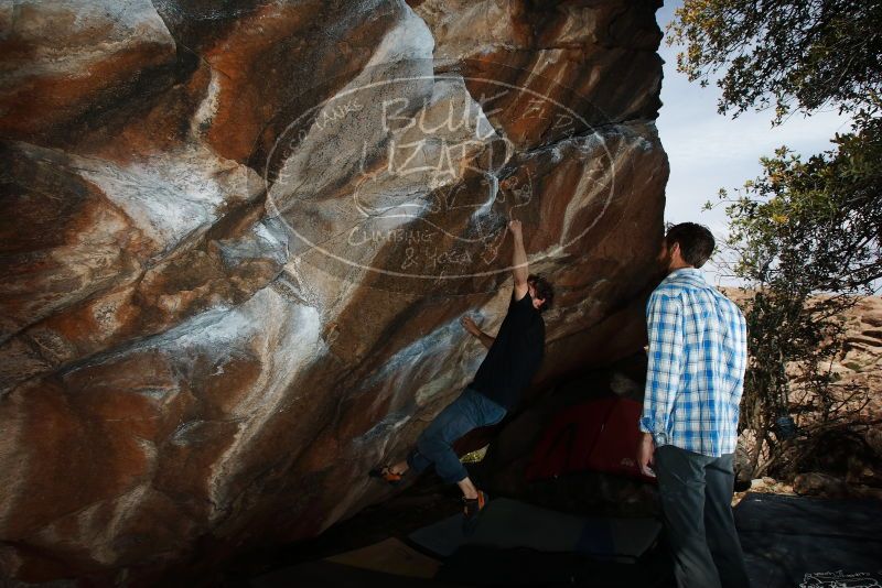 Bouldering in Hueco Tanks on 03/02/2019 with Blue Lizard Climbing and Yoga

Filename: SRM_20190302_1153590.jpg
Aperture: f/8.0
Shutter Speed: 1/250
Body: Canon EOS-1D Mark II
Lens: Canon EF 16-35mm f/2.8 L