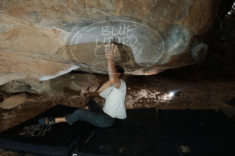 Bouldering in Hueco Tanks on 03/02/2019 with Blue Lizard Climbing and Yoga

Filename: SRM_20190302_1256080.jpg
Aperture: f/8.0
Shutter Speed: 1/250
Body: Canon EOS-1D Mark II
Lens: Canon EF 16-35mm f/2.8 L