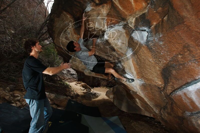 Bouldering in Hueco Tanks on 03/02/2019 with Blue Lizard Climbing and Yoga
Filename: SRM_20190302_1331190.jpg
Aperture: f/5.6
Shutter Speed: 1/250
Body: Canon EOS-1D Mark II
Lens: Canon EF 16-35mm f/2.8 L