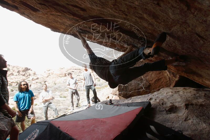 Bouldering in Hueco Tanks on 03/02/2019 with Blue Lizard Climbing and Yoga
Filename: SRM_20190302_1345110.jpg
Aperture: f/5.6
Shutter Speed: 1/250
Body: Canon EOS-1D Mark II
Lens: Canon EF 16-35mm f/2.8 L