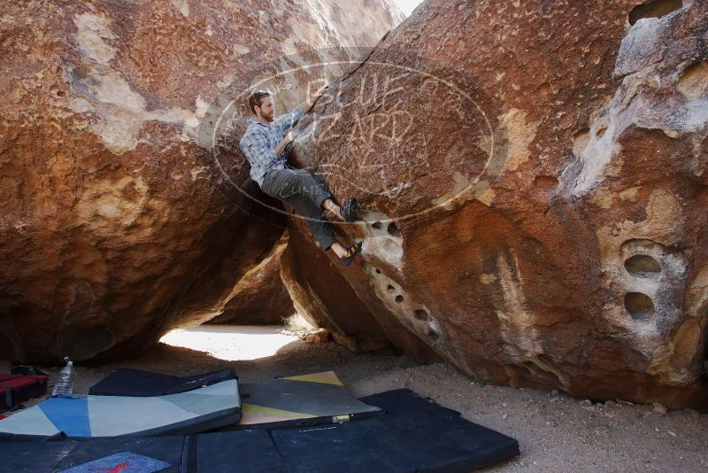 Bouldering in Hueco Tanks on 03/02/2019 with Blue Lizard Climbing and Yoga
Filename: SRM_20190302_1450190.jpg
Aperture: f/5.6
Shutter Speed: 1/250
Body: Canon EOS-1D Mark II
Lens: Canon EF 16-35mm f/2.8 L