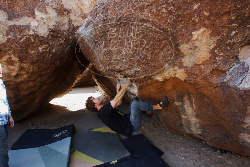 Bouldering in Hueco Tanks on 03/02/2019 with Blue Lizard Climbing and Yoga

Filename: SRM_20190302_1453150.jpg
Aperture: f/5.6
Shutter Speed: 1/250
Body: Canon EOS-1D Mark II
Lens: Canon EF 16-35mm f/2.8 L
