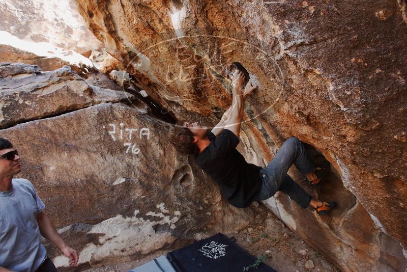 Bouldering in Hueco Tanks on 03/02/2019 with Blue Lizard Climbing and Yoga
Filename: SRM_20190302_1459110.jpg
Aperture: f/5.6
Shutter Speed: 1/250
Body: Canon EOS-1D Mark II
Lens: Canon EF 16-35mm f/2.8 L