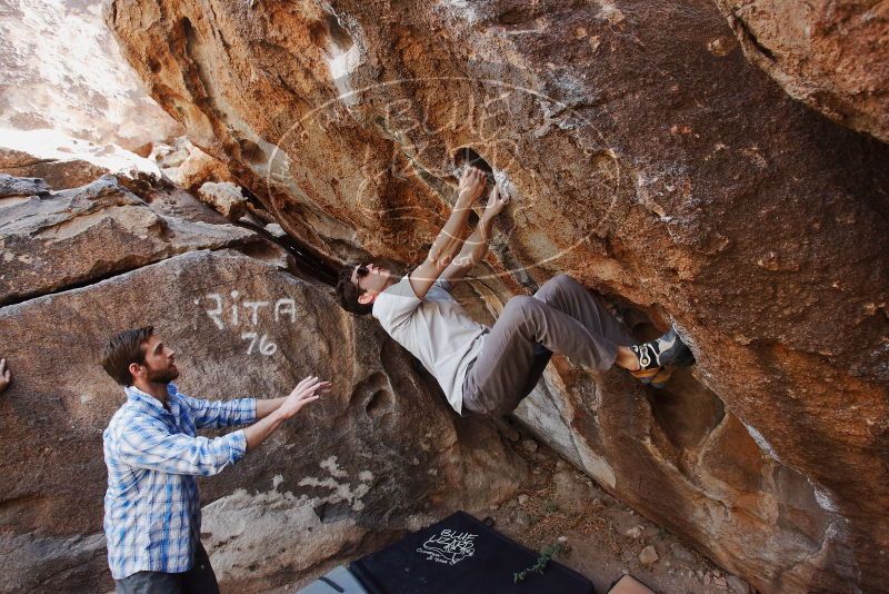Bouldering in Hueco Tanks on 03/02/2019 with Blue Lizard Climbing and Yoga
Filename: SRM_20190302_1503310.jpg
Aperture: f/5.6
Shutter Speed: 1/250
Body: Canon EOS-1D Mark II
Lens: Canon EF 16-35mm f/2.8 L