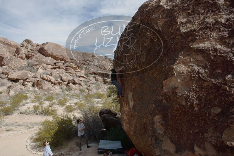 Bouldering in Hueco Tanks on 03/02/2019 with Blue Lizard Climbing and Yoga

Filename: SRM_20190302_1521230.jpg
Aperture: f/5.6
Shutter Speed: 1/250
Body: Canon EOS-1D Mark II
Lens: Canon EF 16-35mm f/2.8 L