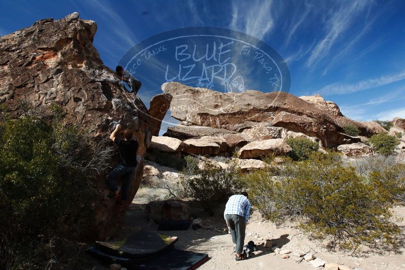 Bouldering in Hueco Tanks on 03/02/2019 with Blue Lizard Climbing and Yoga

Filename: SRM_20190302_1526050.jpg
Aperture: f/5.6
Shutter Speed: 1/250
Body: Canon EOS-1D Mark II
Lens: Canon EF 16-35mm f/2.8 L