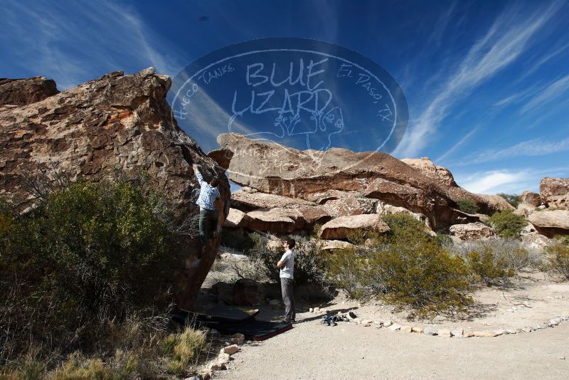 Bouldering in Hueco Tanks on 03/02/2019 with Blue Lizard Climbing and Yoga
Filename: SRM_20190302_1528190.jpg
Aperture: f/5.6
Shutter Speed: 1/250
Body: Canon EOS-1D Mark II
Lens: Canon EF 16-35mm f/2.8 L