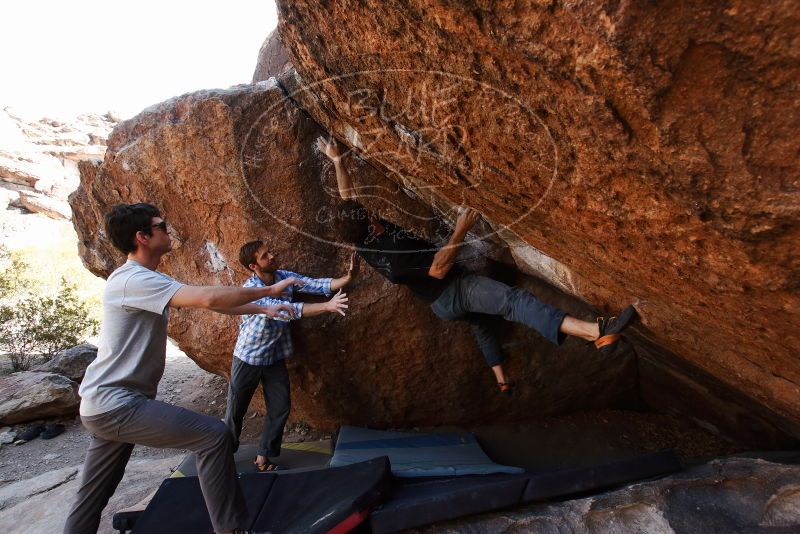 Bouldering in Hueco Tanks on 03/02/2019 with Blue Lizard Climbing and Yoga
Filename: SRM_20190302_1541420.jpg
Aperture: f/5.6
Shutter Speed: 1/250
Body: Canon EOS-1D Mark II
Lens: Canon EF 16-35mm f/2.8 L