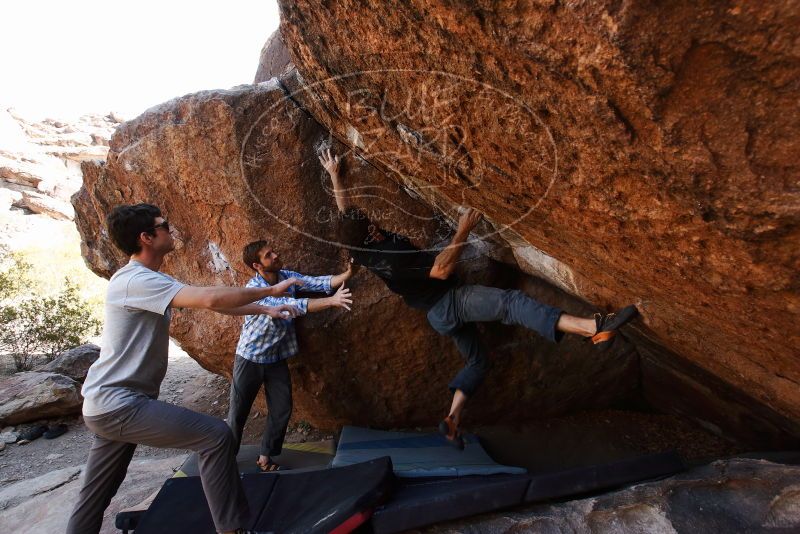 Bouldering in Hueco Tanks on 03/02/2019 with Blue Lizard Climbing and Yoga

Filename: SRM_20190302_1541421.jpg
Aperture: f/5.6
Shutter Speed: 1/250
Body: Canon EOS-1D Mark II
Lens: Canon EF 16-35mm f/2.8 L