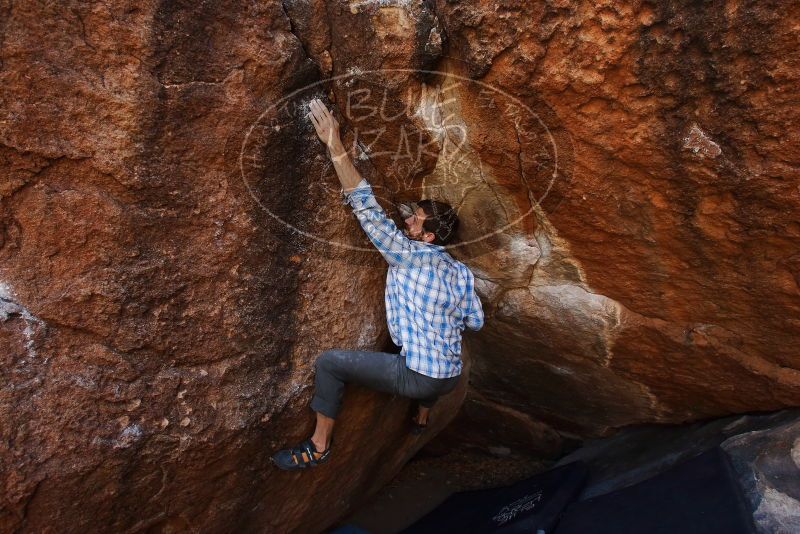 Bouldering in Hueco Tanks on 03/02/2019 with Blue Lizard Climbing and Yoga

Filename: SRM_20190302_1552460.jpg
Aperture: f/5.6
Shutter Speed: 1/250
Body: Canon EOS-1D Mark II
Lens: Canon EF 16-35mm f/2.8 L