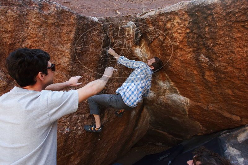Bouldering in Hueco Tanks on 03/02/2019 with Blue Lizard Climbing and Yoga

Filename: SRM_20190302_1552510.jpg
Aperture: f/5.6
Shutter Speed: 1/250
Body: Canon EOS-1D Mark II
Lens: Canon EF 16-35mm f/2.8 L