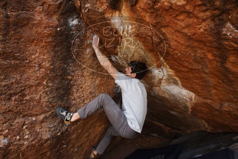 Bouldering in Hueco Tanks on 03/02/2019 with Blue Lizard Climbing and Yoga
Filename: SRM_20190302_1607571.jpg
Aperture: f/5.6
Shutter Speed: 1/250
Body: Canon EOS-1D Mark II
Lens: Canon EF 16-35mm f/2.8 L
