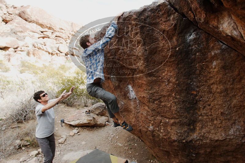 Bouldering in Hueco Tanks on 03/02/2019 with Blue Lizard Climbing and Yoga

Filename: SRM_20190302_1621300.jpg
Aperture: f/5.6
Shutter Speed: 1/250
Body: Canon EOS-1D Mark II
Lens: Canon EF 16-35mm f/2.8 L