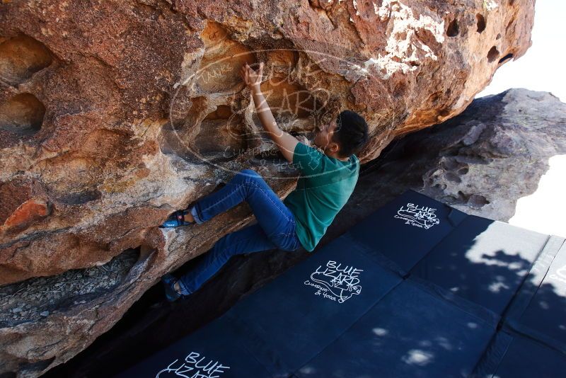 Bouldering in Hueco Tanks on 03/03/2019 with Blue Lizard Climbing and Yoga
Filename: SRM_20190303_1136220.jpg
Aperture: f/5.6
Shutter Speed: 1/250
Body: Canon EOS-1D Mark II
Lens: Canon EF 16-35mm f/2.8 L