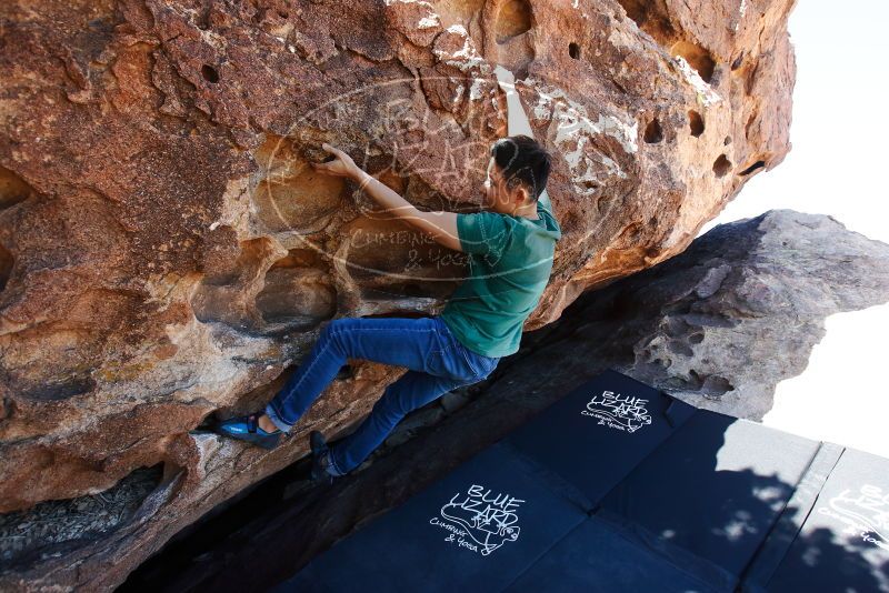 Bouldering in Hueco Tanks on 03/03/2019 with Blue Lizard Climbing and Yoga
Filename: SRM_20190303_1136280.jpg
Aperture: f/5.6
Shutter Speed: 1/250
Body: Canon EOS-1D Mark II
Lens: Canon EF 16-35mm f/2.8 L