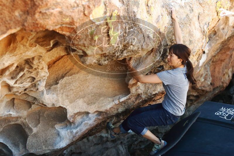 Bouldering in Hueco Tanks on 03/03/2019 with Blue Lizard Climbing and Yoga

Filename: SRM_20190303_1227020.jpg
Aperture: f/3.5
Shutter Speed: 1/500
Body: Canon EOS-1D Mark II
Lens: Canon EF 50mm f/1.8 II