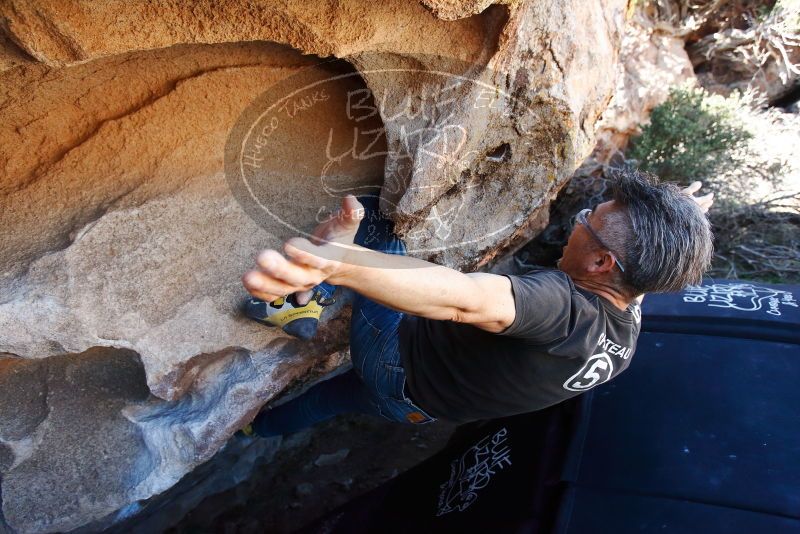 Bouldering in Hueco Tanks on 03/03/2019 with Blue Lizard Climbing and Yoga

Filename: SRM_20190303_1237440.jpg
Aperture: f/5.0
Shutter Speed: 1/640
Body: Canon EOS-1D Mark II
Lens: Canon EF 16-35mm f/2.8 L