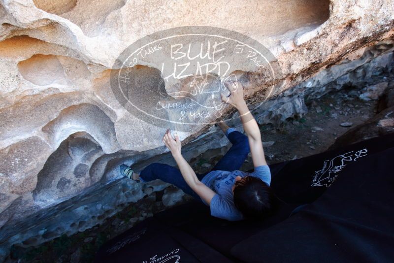 Bouldering in Hueco Tanks on 03/03/2019 with Blue Lizard Climbing and Yoga

Filename: SRM_20190303_1244140.jpg
Aperture: f/5.6
Shutter Speed: 1/80
Body: Canon EOS-1D Mark II
Lens: Canon EF 16-35mm f/2.8 L