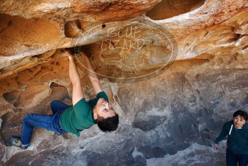 Bouldering in Hueco Tanks on 03/03/2019 with Blue Lizard Climbing and Yoga
Filename: SRM_20190303_1440400.jpg
Aperture: f/5.6
Shutter Speed: 1/320
Body: Canon EOS-1D Mark II
Lens: Canon EF 16-35mm f/2.8 L