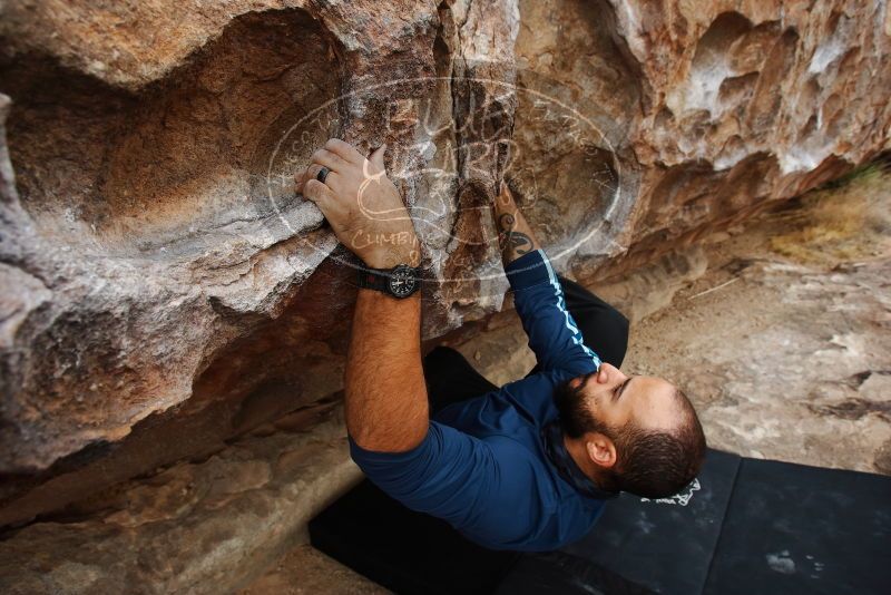 Bouldering in Hueco Tanks on 03/08/2019 with Blue Lizard Climbing and Yoga
Filename: SRM_20190308_1306501.jpg
Aperture: f/5.6
Shutter Speed: 1/320
Body: Canon EOS-1D Mark II
Lens: Canon EF 16-35mm f/2.8 L