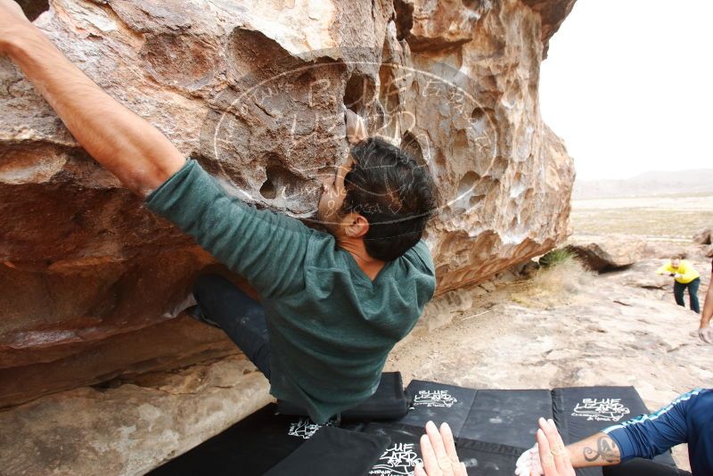 Bouldering in Hueco Tanks on 03/08/2019 with Blue Lizard Climbing and Yoga
Filename: SRM_20190308_1333320.jpg
Aperture: f/5.6
Shutter Speed: 1/250
Body: Canon EOS-1D Mark II
Lens: Canon EF 16-35mm f/2.8 L