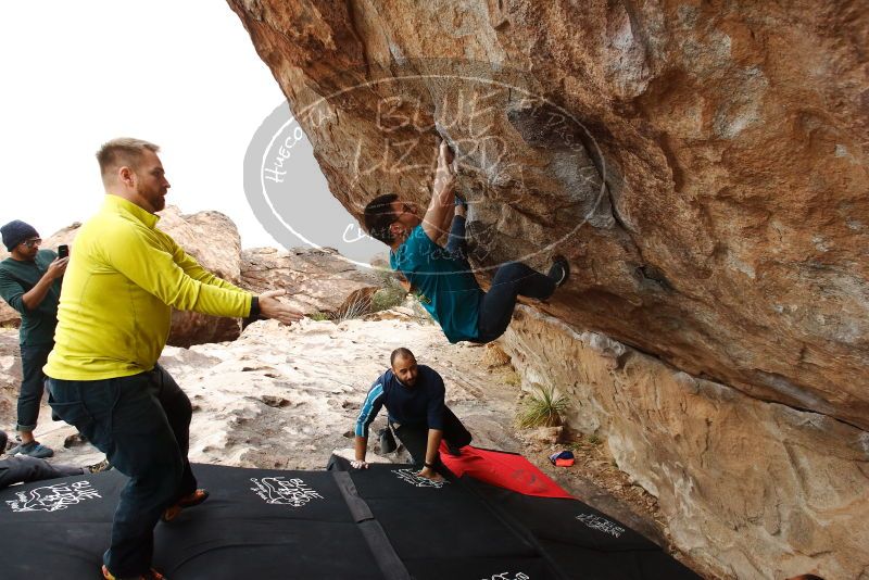Bouldering in Hueco Tanks on 03/08/2019 with Blue Lizard Climbing and Yoga

Filename: SRM_20190308_1449210.jpg
Aperture: f/5.6
Shutter Speed: 1/250
Body: Canon EOS-1D Mark II
Lens: Canon EF 16-35mm f/2.8 L