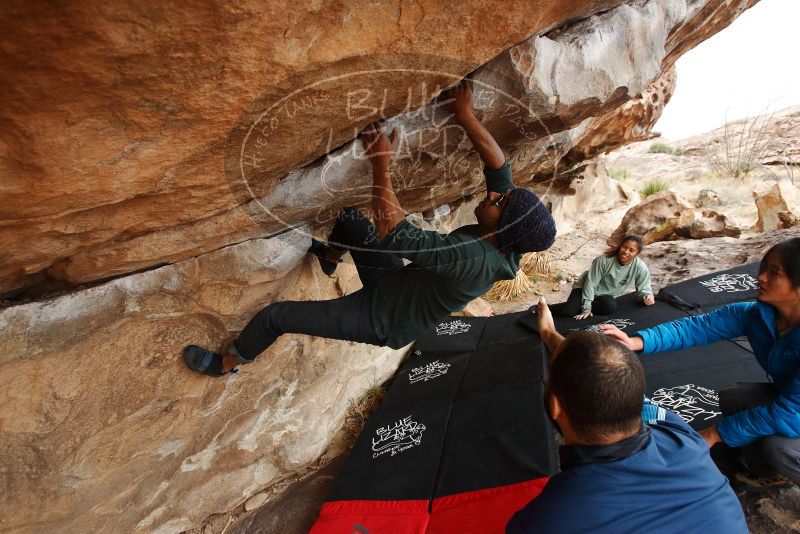 Bouldering in Hueco Tanks on 03/08/2019 with Blue Lizard Climbing and Yoga
Filename: SRM_20190308_1452170.jpg
Aperture: f/5.0
Shutter Speed: 1/250
Body: Canon EOS-1D Mark II
Lens: Canon EF 16-35mm f/2.8 L