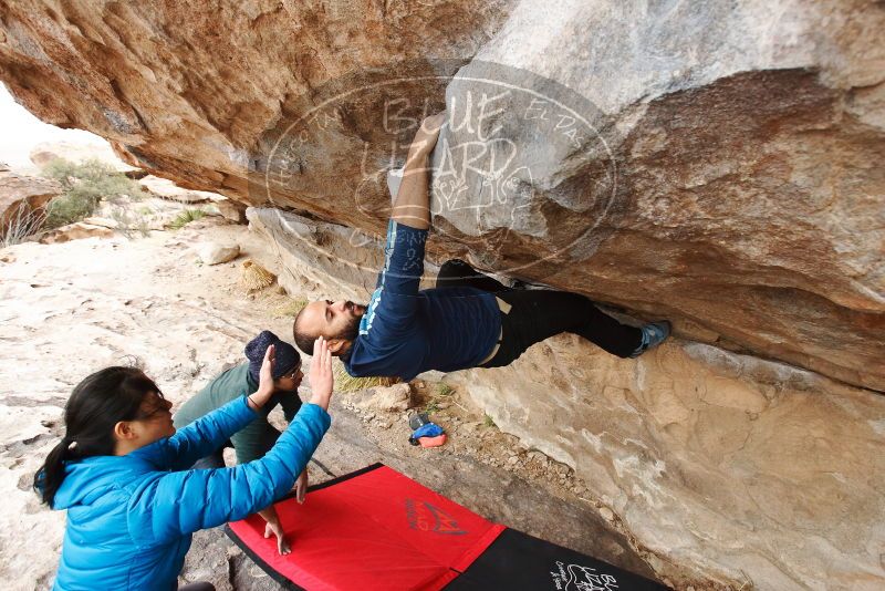 Bouldering in Hueco Tanks on 03/08/2019 with Blue Lizard Climbing and Yoga
Filename: SRM_20190308_1453340.jpg
Aperture: f/5.0
Shutter Speed: 1/200
Body: Canon EOS-1D Mark II
Lens: Canon EF 16-35mm f/2.8 L