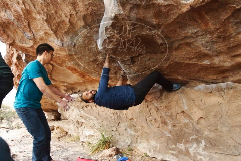 Bouldering in Hueco Tanks on 03/08/2019 with Blue Lizard Climbing and Yoga
Filename: SRM_20190308_1455440.jpg
Aperture: f/5.0
Shutter Speed: 1/160
Body: Canon EOS-1D Mark II
Lens: Canon EF 16-35mm f/2.8 L