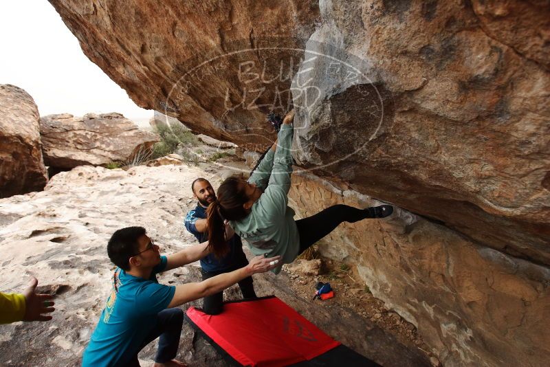Bouldering in Hueco Tanks on 03/08/2019 with Blue Lizard Climbing and Yoga
Filename: SRM_20190308_1459430.jpg
Aperture: f/5.0
Shutter Speed: 1/320
Body: Canon EOS-1D Mark II
Lens: Canon EF 16-35mm f/2.8 L