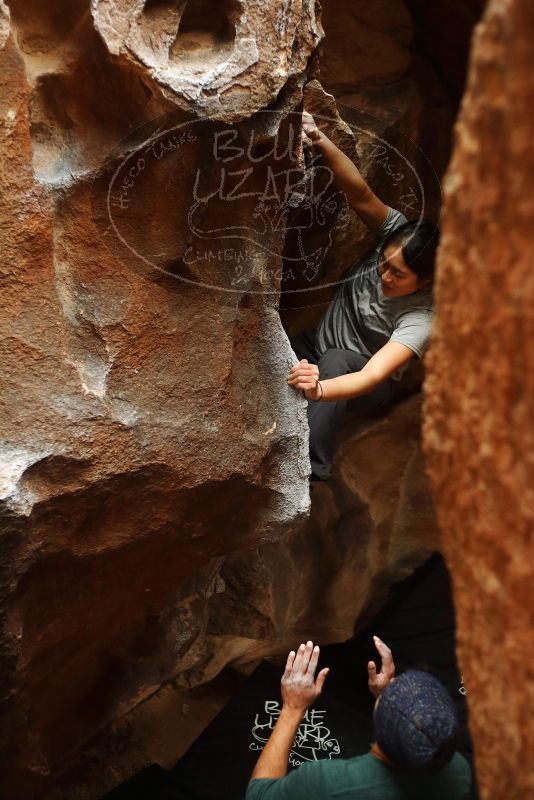 Bouldering in Hueco Tanks on 03/08/2019 with Blue Lizard Climbing and Yoga
Filename: SRM_20190308_1654580.jpg
Aperture: f/2.5
Shutter Speed: 1/100
Body: Canon EOS-1D Mark II
Lens: Canon EF 50mm f/1.8 II