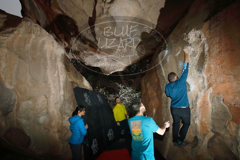 Bouldering in Hueco Tanks on 03/08/2019 with Blue Lizard Climbing and Yoga

Filename: SRM_20190308_1716180.jpg
Aperture: f/5.6
Shutter Speed: 1/250
Body: Canon EOS-1D Mark II
Lens: Canon EF 16-35mm f/2.8 L
