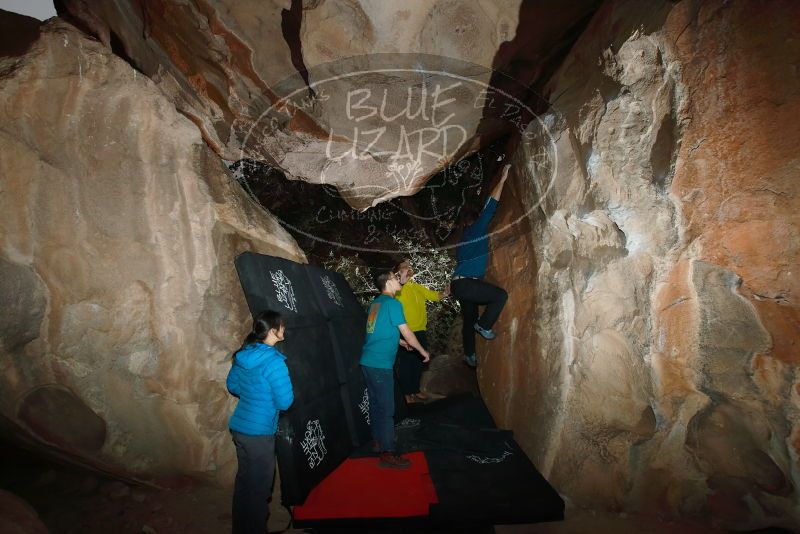 Bouldering in Hueco Tanks on 03/08/2019 with Blue Lizard Climbing and Yoga
Filename: SRM_20190308_1717140.jpg
Aperture: f/5.6
Shutter Speed: 1/250
Body: Canon EOS-1D Mark II
Lens: Canon EF 16-35mm f/2.8 L