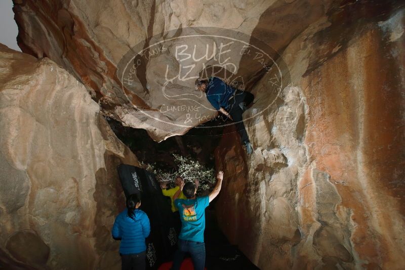 Bouldering in Hueco Tanks on 03/08/2019 with Blue Lizard Climbing and Yoga
Filename: SRM_20190308_1719240.jpg
Aperture: f/5.6
Shutter Speed: 1/250
Body: Canon EOS-1D Mark II
Lens: Canon EF 16-35mm f/2.8 L