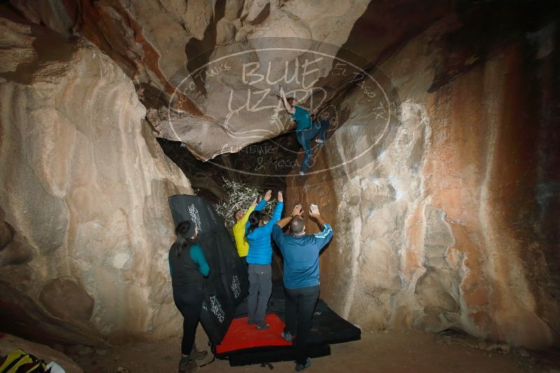 Bouldering in Hueco Tanks on 03/08/2019 with Blue Lizard Climbing and Yoga
Filename: SRM_20190308_1738050.jpg
Aperture: f/5.6
Shutter Speed: 1/250
Body: Canon EOS-1D Mark II
Lens: Canon EF 16-35mm f/2.8 L