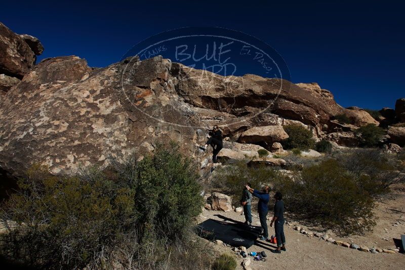 Bouldering in Hueco Tanks on 03/09/2019 with Blue Lizard Climbing and Yoga

Filename: SRM_20190309_1047190.jpg
Aperture: f/5.6
Shutter Speed: 1/800
Body: Canon EOS-1D Mark II
Lens: Canon EF 16-35mm f/2.8 L