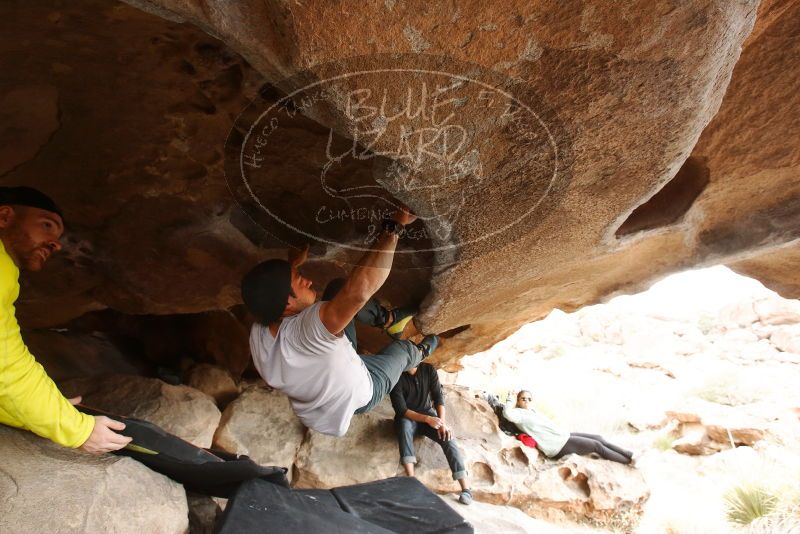 Bouldering in Hueco Tanks on 03/09/2019 with Blue Lizard Climbing and Yoga
Filename: SRM_20190309_1521390.jpg
Aperture: f/5.6
Shutter Speed: 1/250
Body: Canon EOS-1D Mark II
Lens: Canon EF 16-35mm f/2.8 L