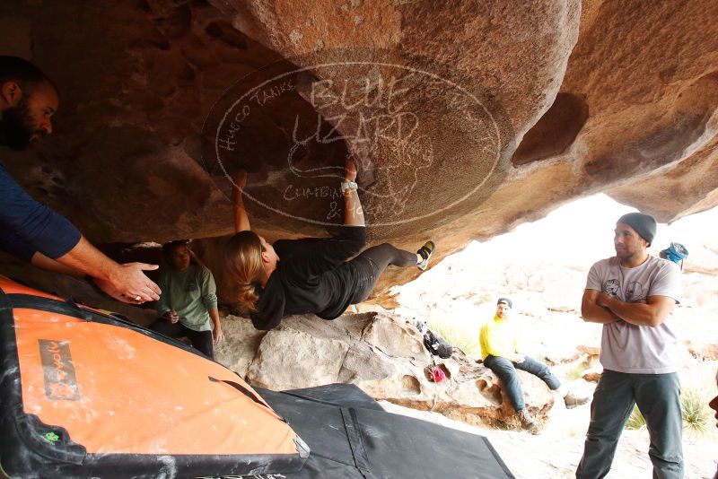 Bouldering in Hueco Tanks on 03/09/2019 with Blue Lizard Climbing and Yoga
Filename: SRM_20190309_1549070.jpg
Aperture: f/5.6
Shutter Speed: 1/250
Body: Canon EOS-1D Mark II
Lens: Canon EF 16-35mm f/2.8 L