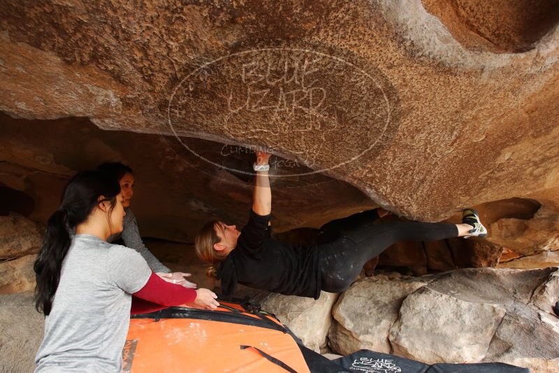 Bouldering in Hueco Tanks on 03/09/2019 with Blue Lizard Climbing and Yoga

Filename: SRM_20190309_1605390.jpg
Aperture: f/5.6
Shutter Speed: 1/160
Body: Canon EOS-1D Mark II
Lens: Canon EF 16-35mm f/2.8 L