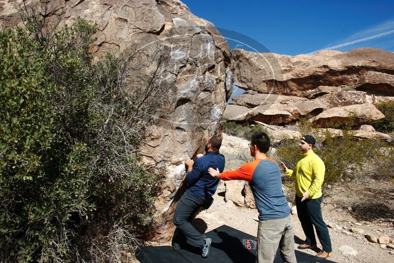 Bouldering in Hueco Tanks on 03/09/2019 with Blue Lizard Climbing and Yoga

Filename: SRM_20190309_1122400.jpg
Aperture: f/4.0
Shutter Speed: 1/1600
Body: Canon EOS-1D Mark II
Lens: Canon EF 16-35mm f/2.8 L