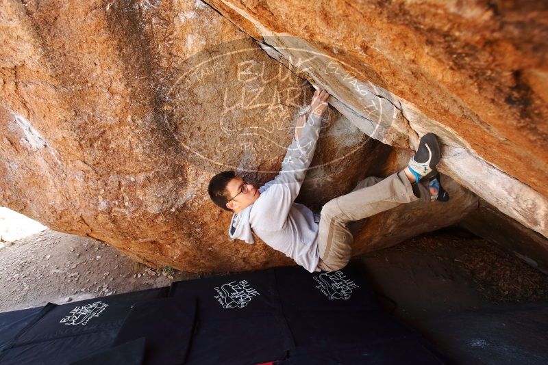 Bouldering in Hueco Tanks on 03/09/2019 with Blue Lizard Climbing and Yoga

Filename: SRM_20190309_1156080.jpg
Aperture: f/5.6
Shutter Speed: 1/125
Body: Canon EOS-1D Mark II
Lens: Canon EF 16-35mm f/2.8 L
