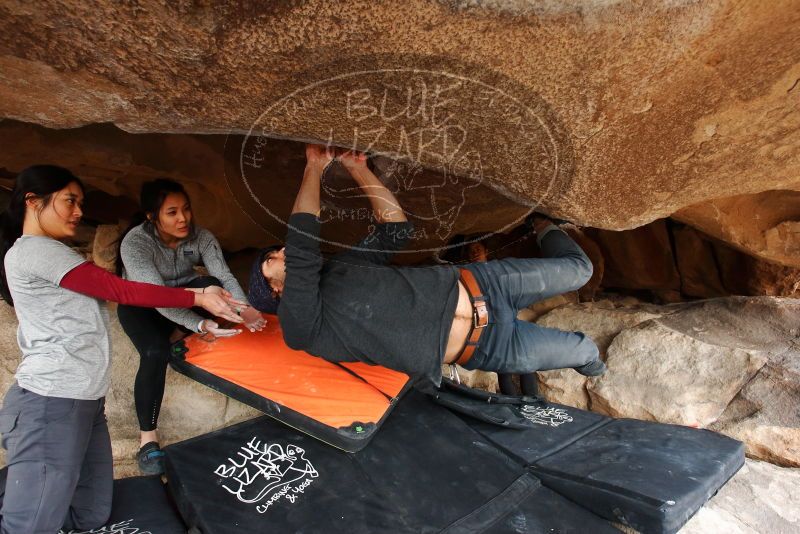Bouldering in Hueco Tanks on 03/09/2019 with Blue Lizard Climbing and Yoga
Filename: SRM_20190309_1543510.jpg
Aperture: f/5.6
Shutter Speed: 1/250
Body: Canon EOS-1D Mark II
Lens: Canon EF 16-35mm f/2.8 L
