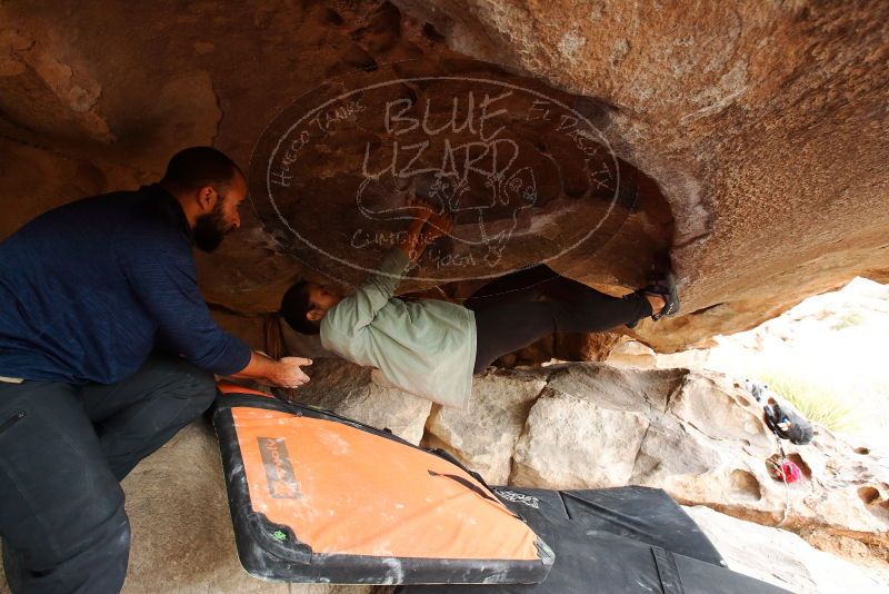 Bouldering in Hueco Tanks on 03/09/2019 with Blue Lizard Climbing and Yoga
Filename: SRM_20190309_1549520.jpg
Aperture: f/5.6
Shutter Speed: 1/200
Body: Canon EOS-1D Mark II
Lens: Canon EF 16-35mm f/2.8 L