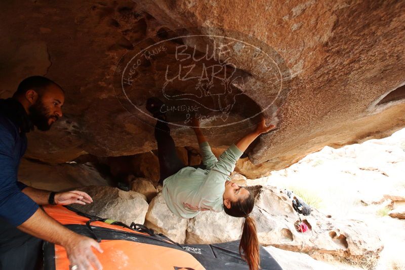 Bouldering in Hueco Tanks on 03/09/2019 with Blue Lizard Climbing and Yoga
Filename: SRM_20190309_1550050.jpg
Aperture: f/5.6
Shutter Speed: 1/200
Body: Canon EOS-1D Mark II
Lens: Canon EF 16-35mm f/2.8 L